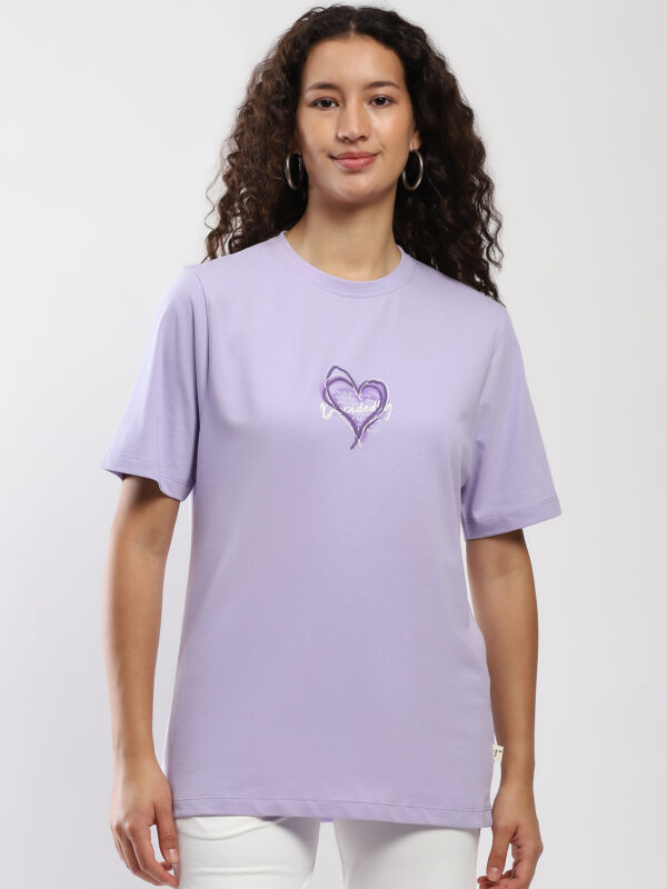 HEART PRINTED T-SHIRT