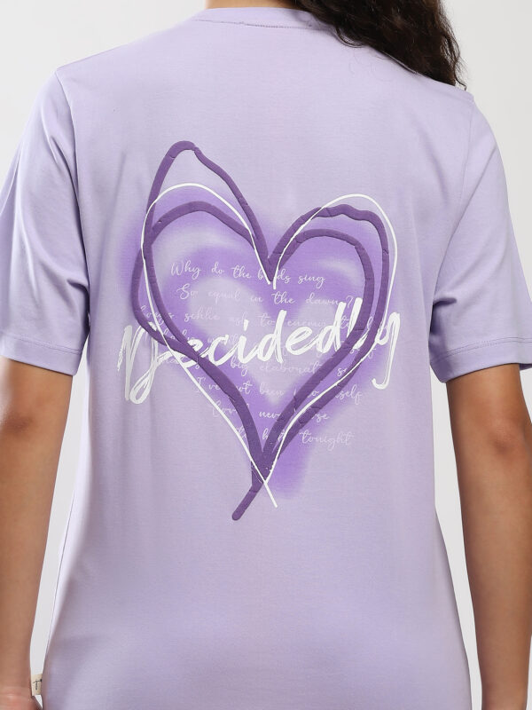 Alternative view of HEART PRINTED T-SHIRT