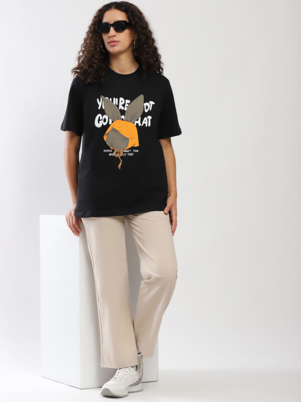 Alternative view of RABBIT PRINTED T-SHIRT